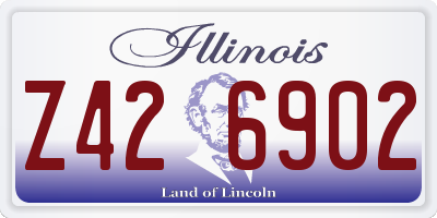 IL license plate Z426902