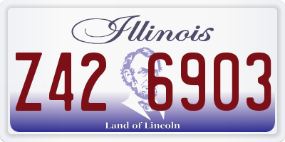 IL license plate Z426903
