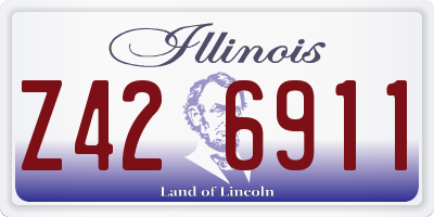IL license plate Z426911