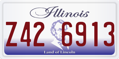 IL license plate Z426913