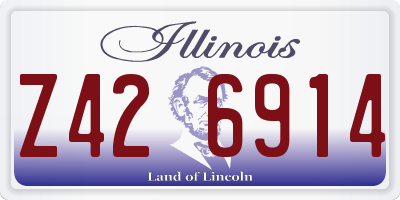 IL license plate Z426914