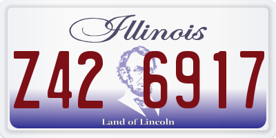 IL license plate Z426917