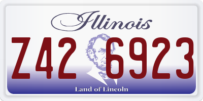 IL license plate Z426923