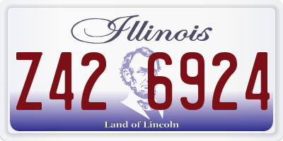 IL license plate Z426924