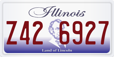 IL license plate Z426927