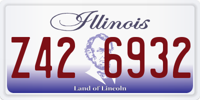 IL license plate Z426932