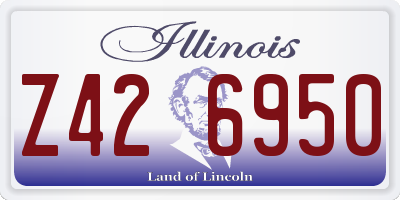 IL license plate Z426950