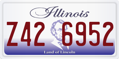 IL license plate Z426952