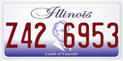 IL license plate Z426953
