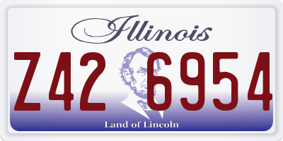 IL license plate Z426954
