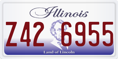 IL license plate Z426955