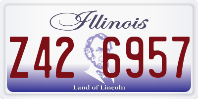IL license plate Z426957