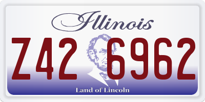 IL license plate Z426962