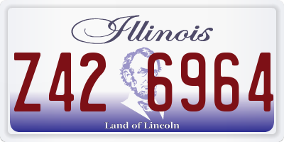 IL license plate Z426964