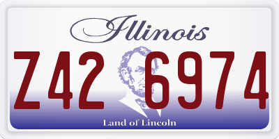 IL license plate Z426974
