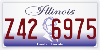 IL license plate Z426975