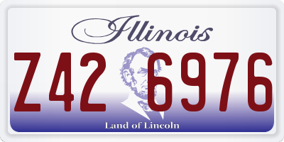 IL license plate Z426976