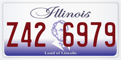 IL license plate Z426979