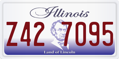 IL license plate Z427095