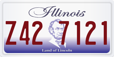 IL license plate Z427121