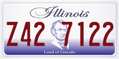 IL license plate Z427122