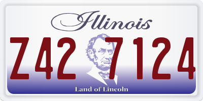 IL license plate Z427124