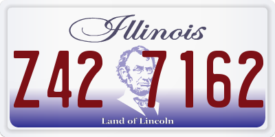IL license plate Z427162