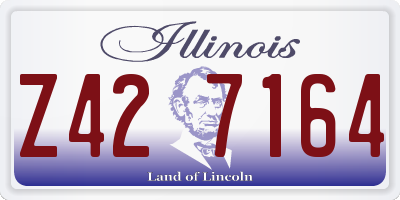 IL license plate Z427164