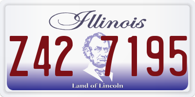 IL license plate Z427195