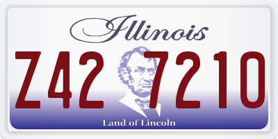 IL license plate Z427210