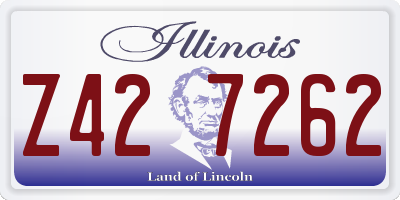 IL license plate Z427262