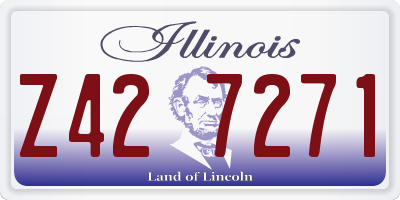 IL license plate Z427271