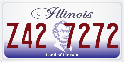 IL license plate Z427272