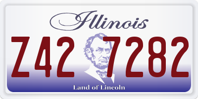 IL license plate Z427282