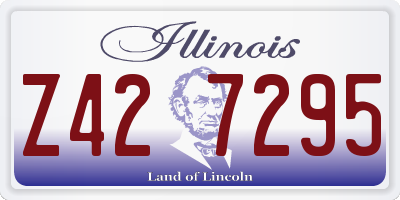 IL license plate Z427295
