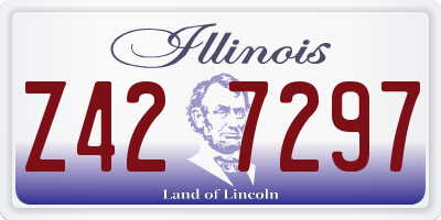 IL license plate Z427297