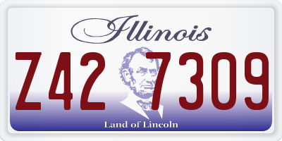 IL license plate Z427309