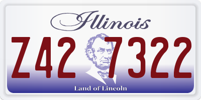 IL license plate Z427322