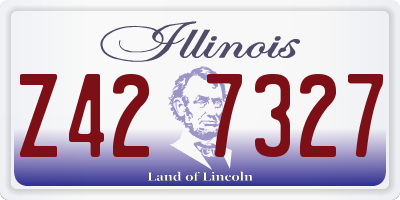 IL license plate Z427327