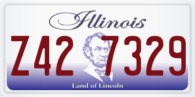 IL license plate Z427329