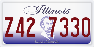 IL license plate Z427330