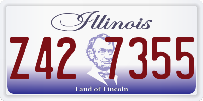 IL license plate Z427355