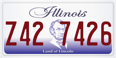 IL license plate Z427426