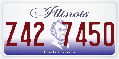 IL license plate Z427450