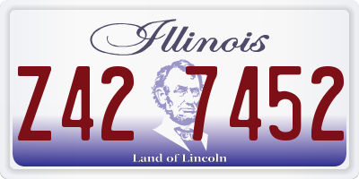 IL license plate Z427452
