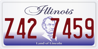 IL license plate Z427459