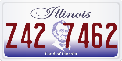 IL license plate Z427462
