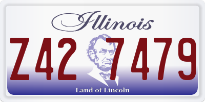 IL license plate Z427479