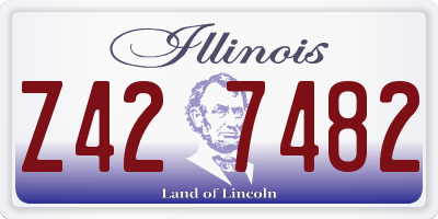 IL license plate Z427482