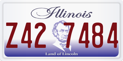 IL license plate Z427484